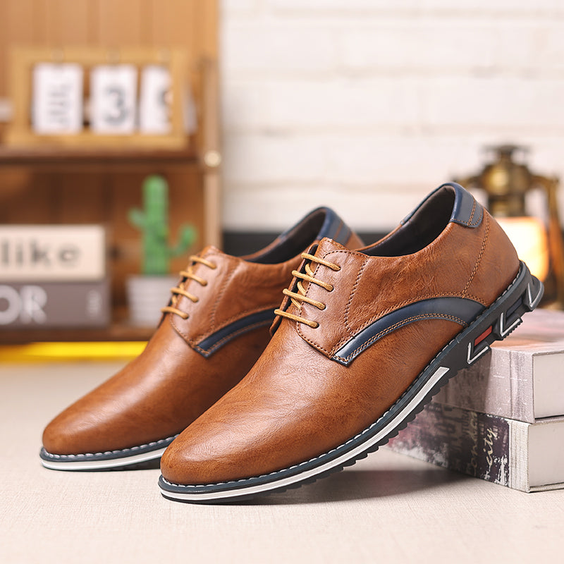 The Radcliffe — Tan-Trim Comfort Oxford