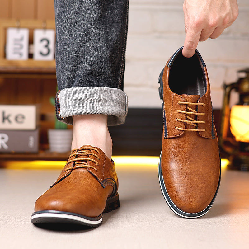 The Radcliffe — Tan-Trim Comfort Oxford