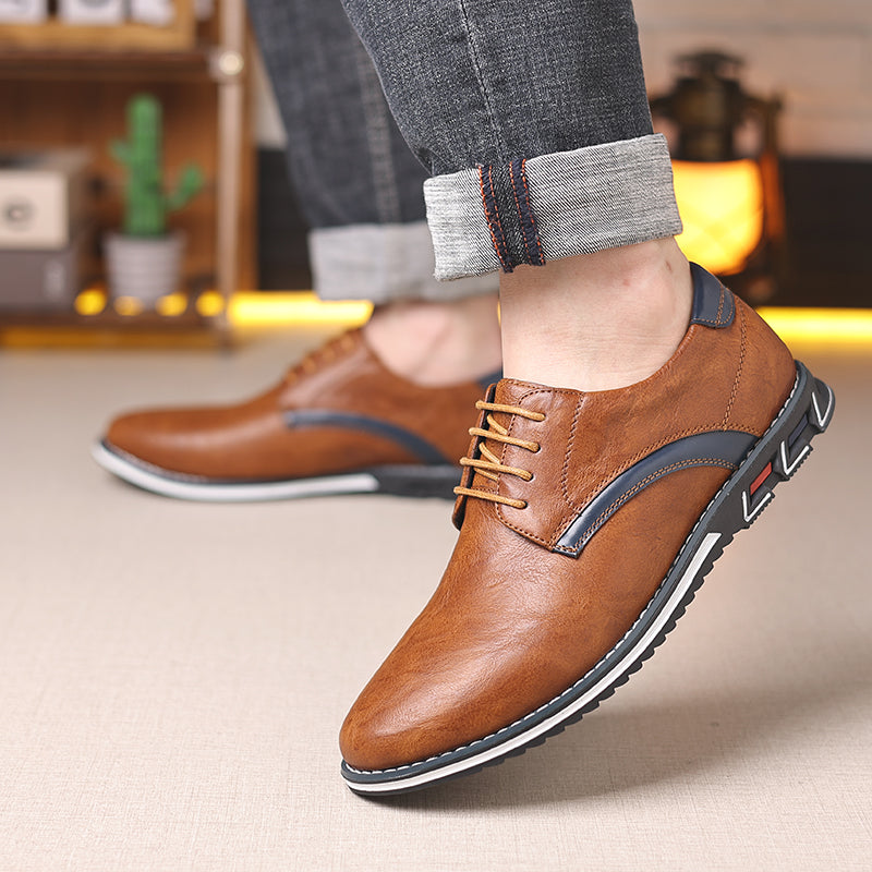 The Radcliffe — Tan-Trim Comfort Oxford