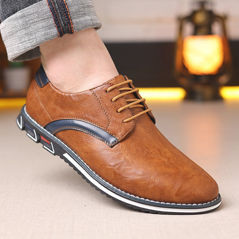 The Radcliffe — Tan-Trim Comfort Oxford