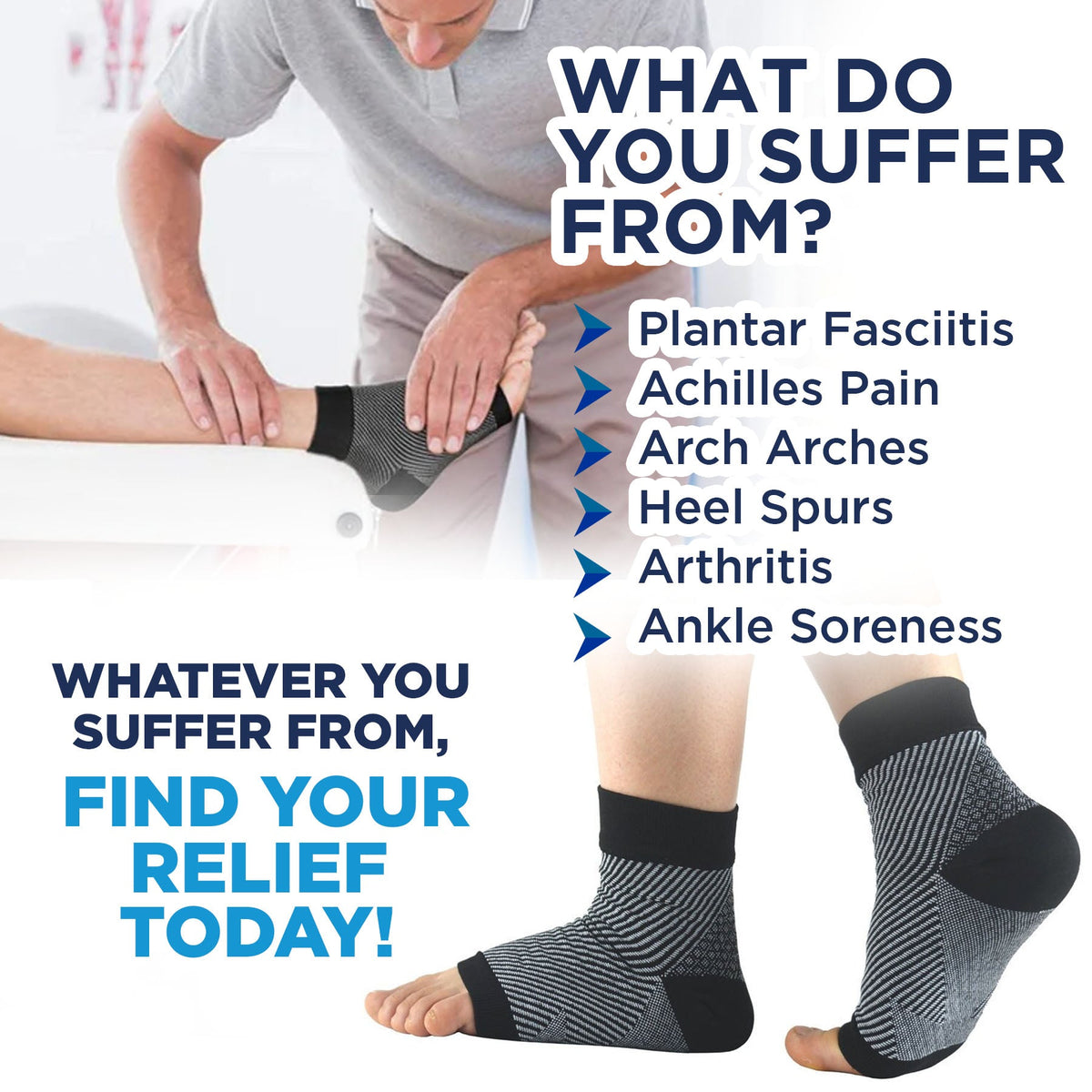 Compression Pain Relief Ankle Socks