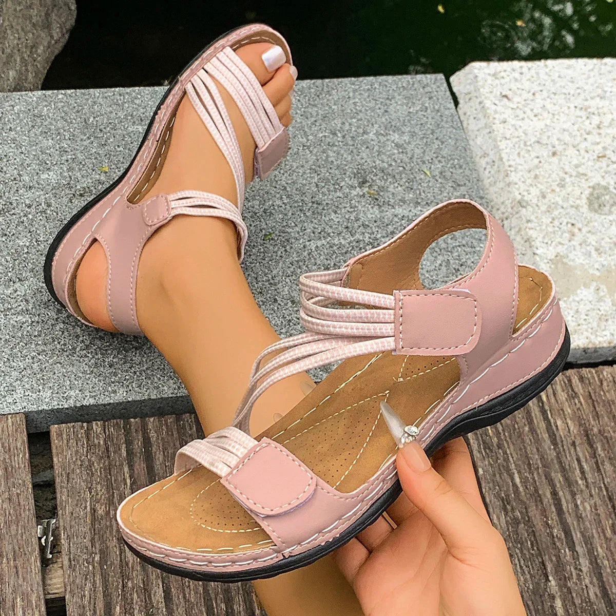 Marsh | Open-Toe Arch Support Sandal