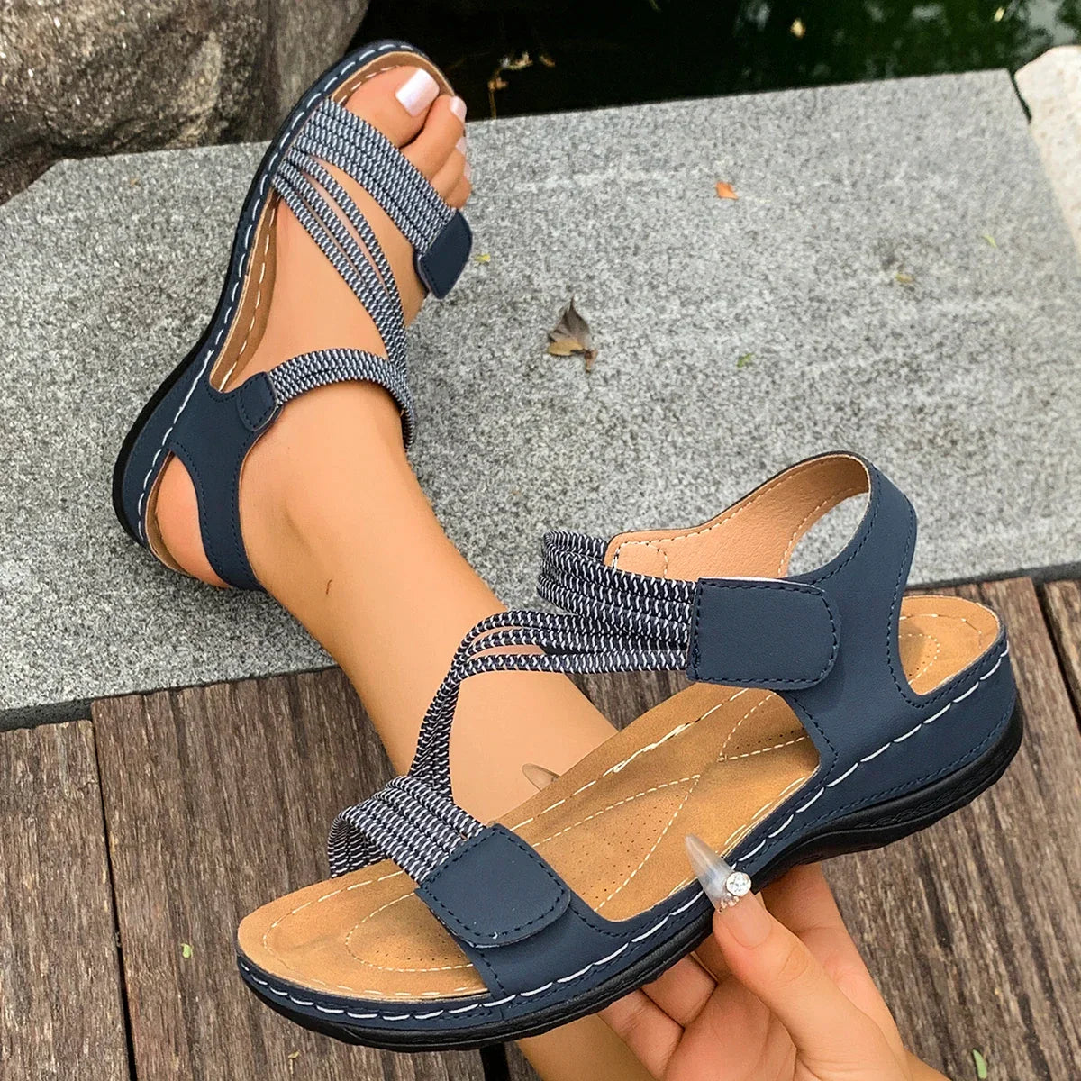 Marsh | Open-Toe Arch Support Sandal