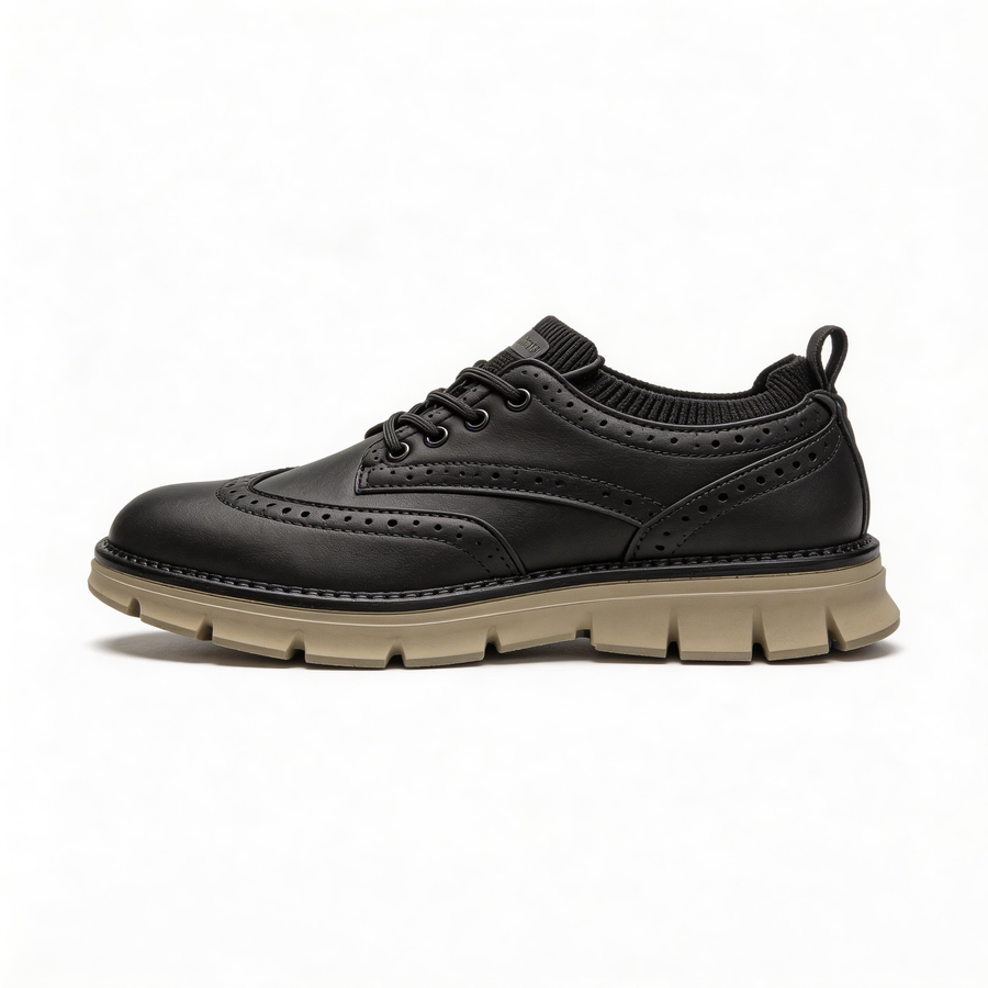 The Alderwood — Autumn Breathable Sneaker (Black)