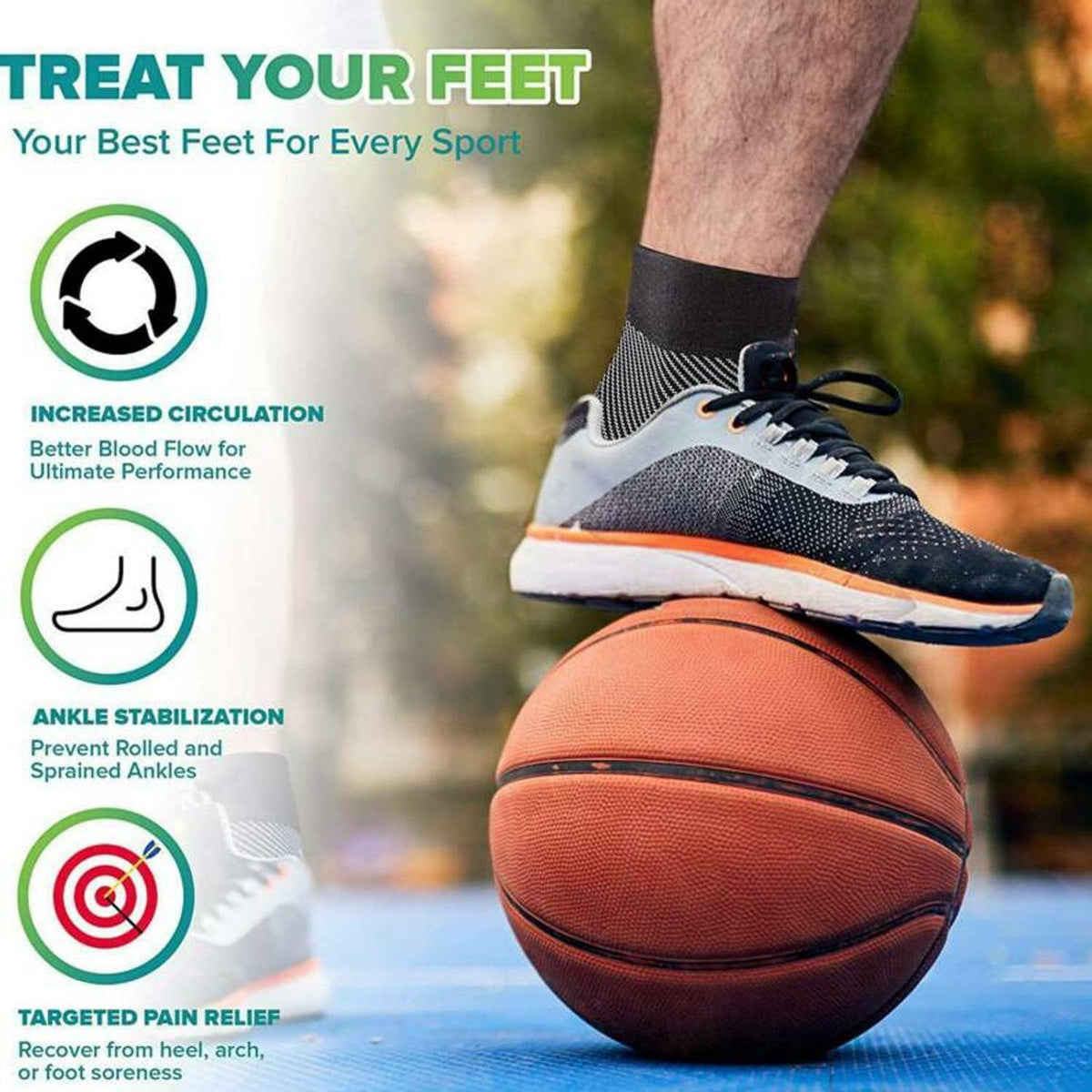 Compression Pain Relief Ankle Socks