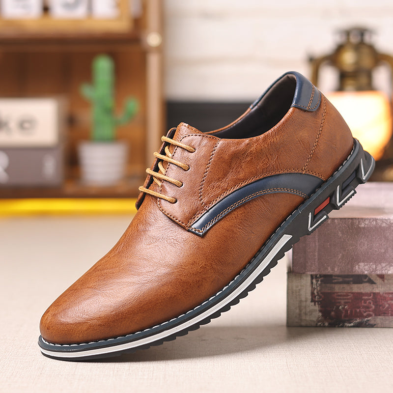 The Radcliffe — Tan-Trim Comfort Oxford