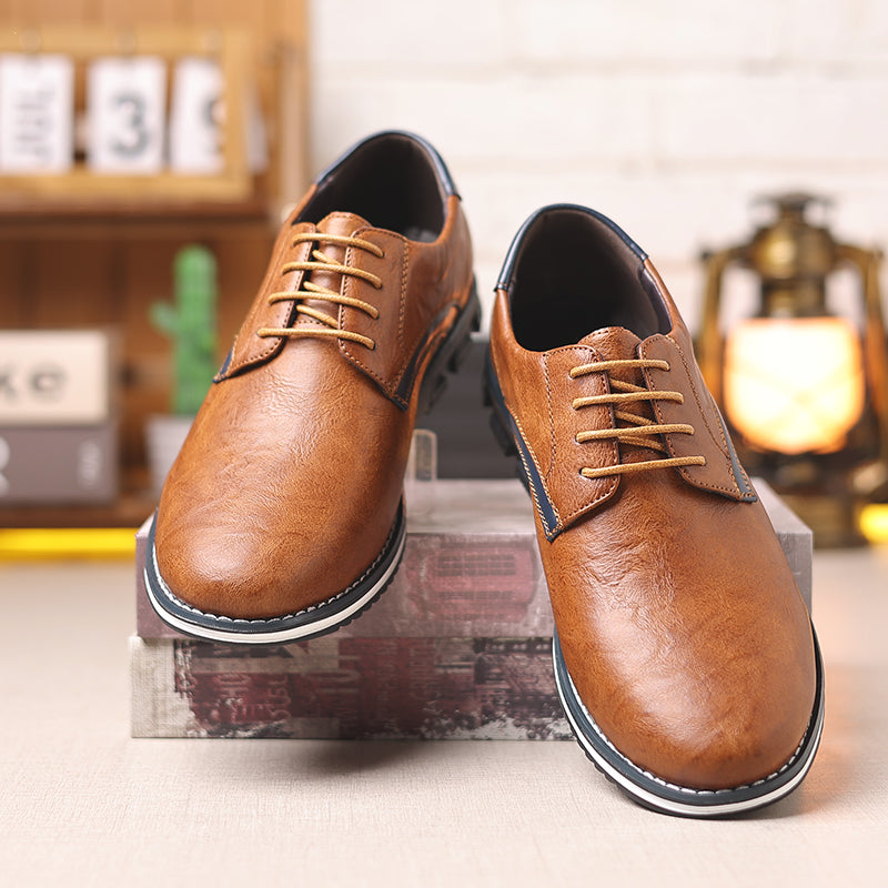 The Radcliffe — Tan-Trim Comfort Oxford