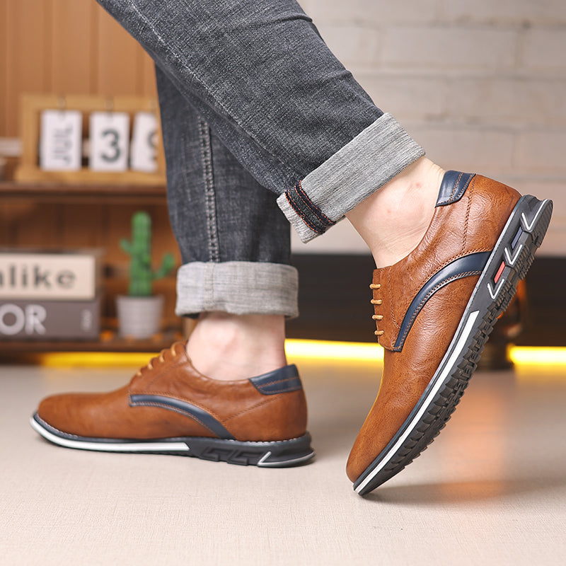 The Radcliffe — Tan-Trim Comfort Oxford