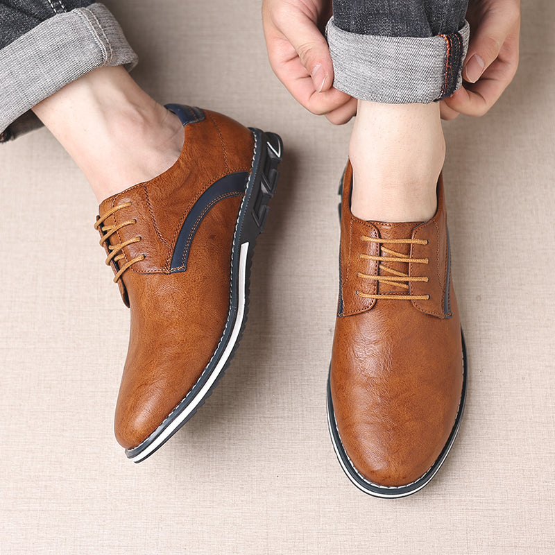 The Radcliffe — Tan-Trim Comfort Oxford