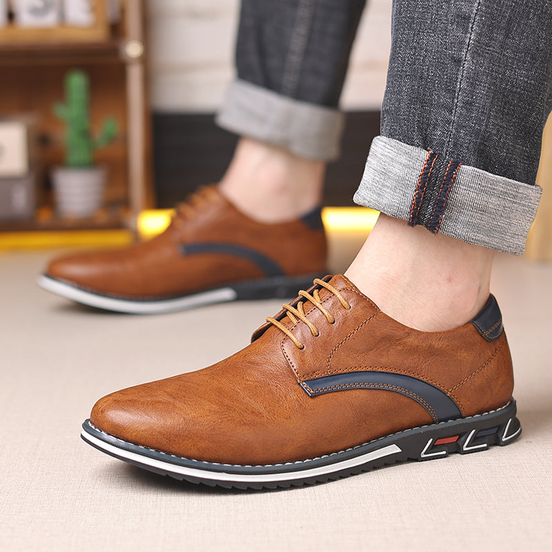 The Radcliffe — Tan-Trim Comfort Oxford