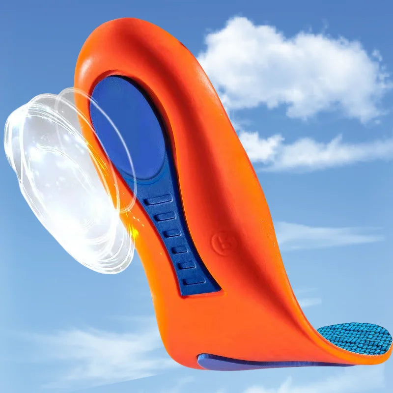 Super Soft Cushioned Running Insoles — Arch Support & Shock Absorption for All-Day Comfort