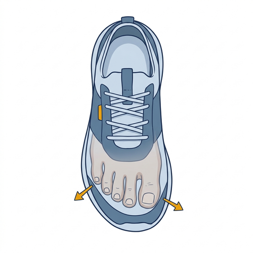 Wide toe box