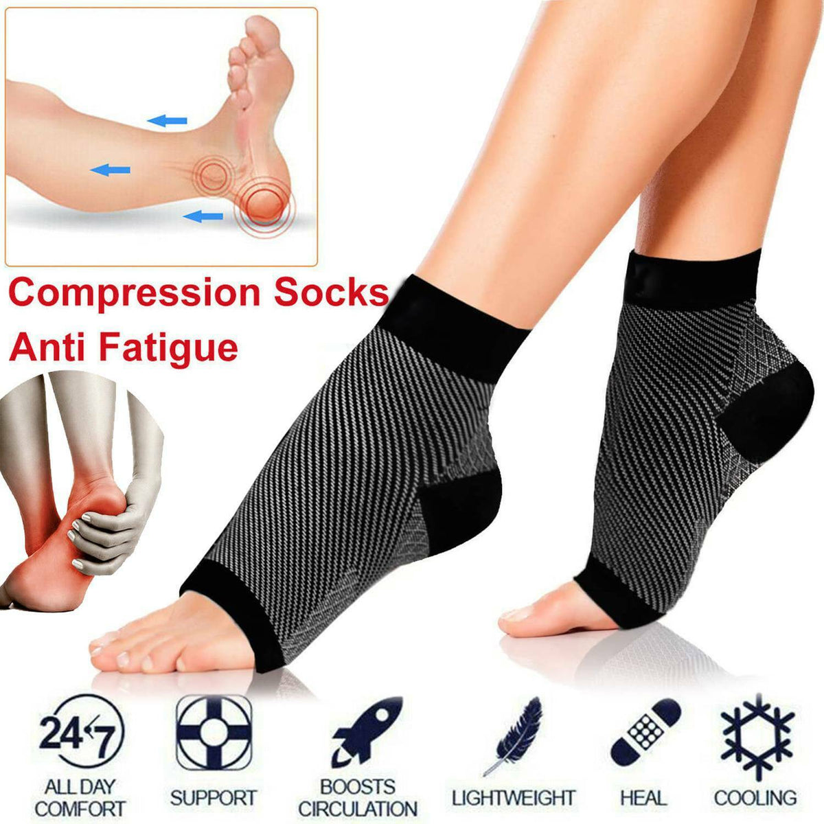 Compression Pain Relief Ankle Socks